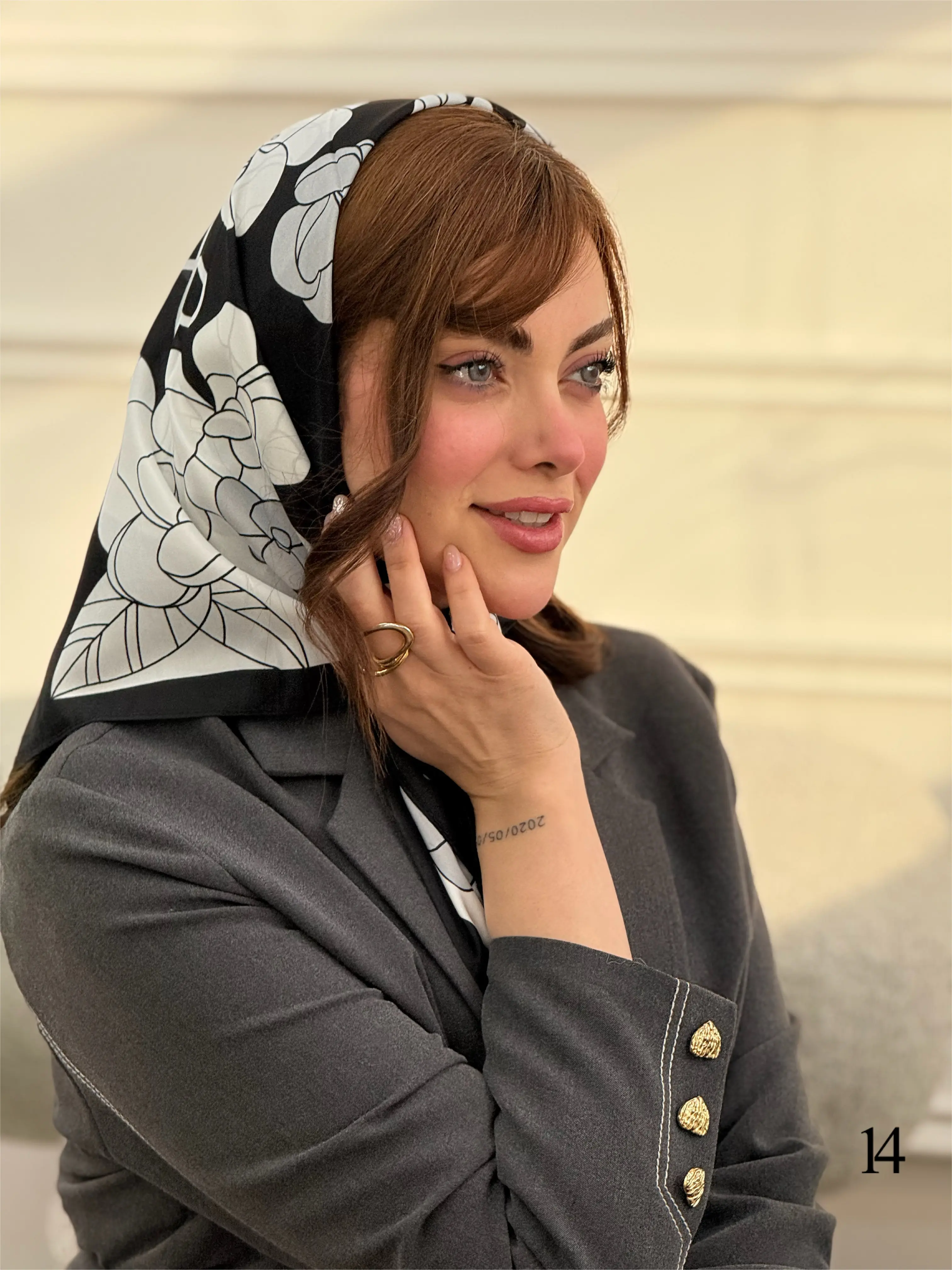 مینی اسکارف حریر ابریشم